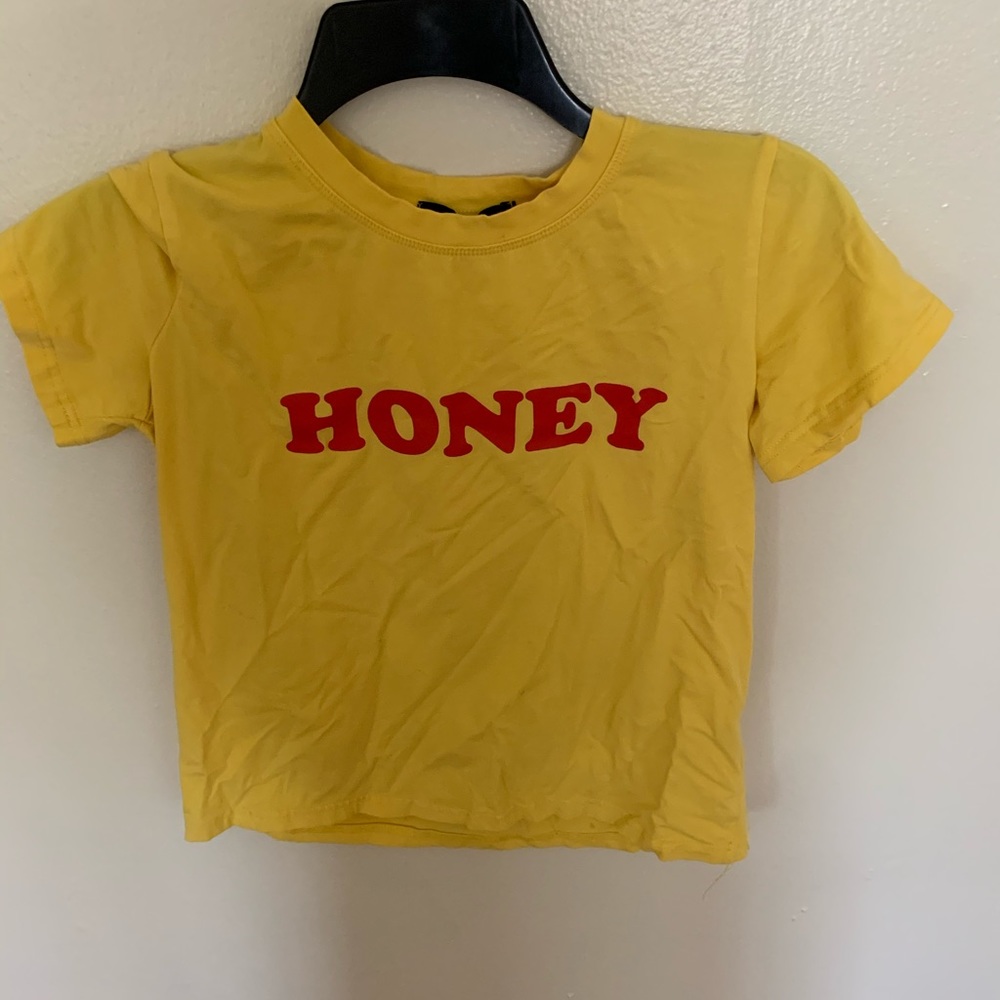 Zaful Honey Graphic Tee Women’s Small